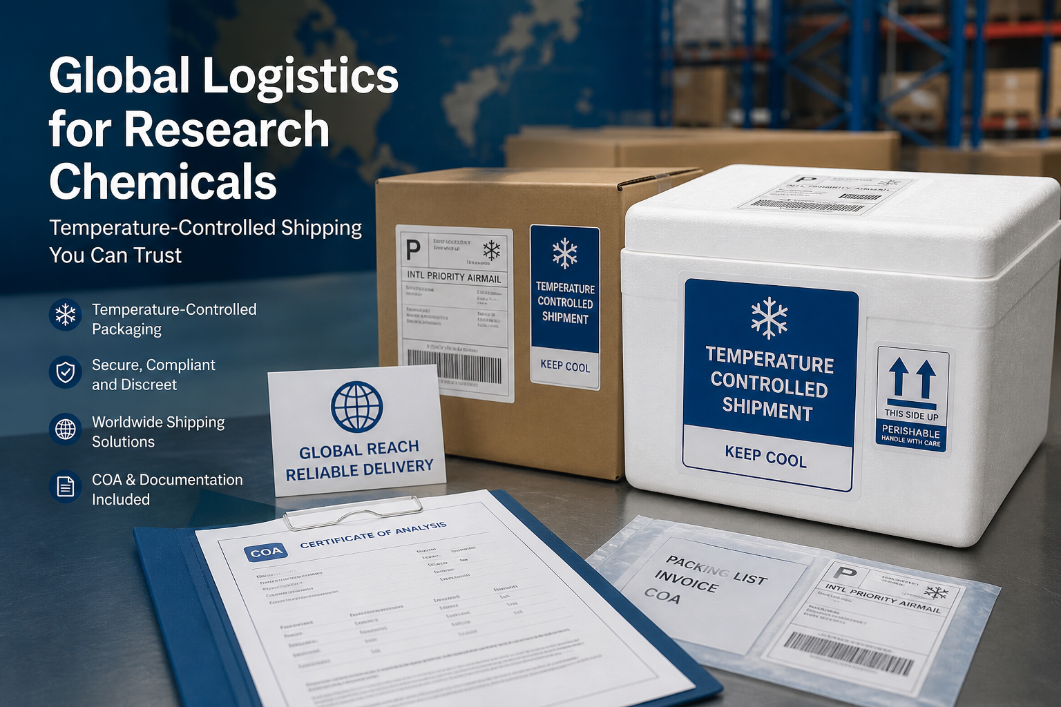 Shipping Research Peptides Internationally: Documentation and Logistics